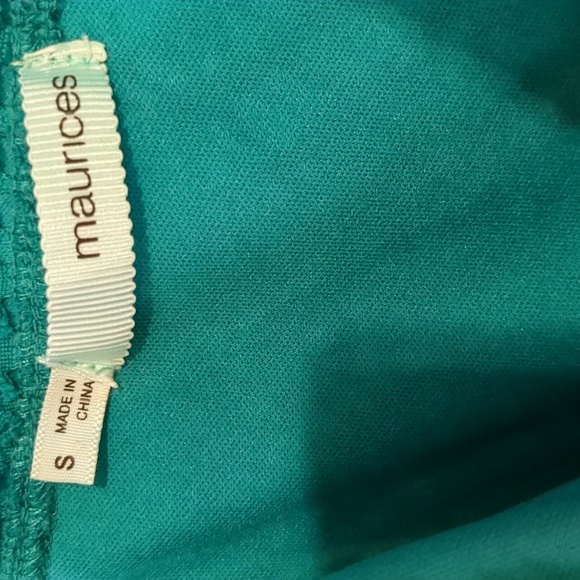 🌹3/15🌹MAURICES Jade Colored Multilayer Spaghetti Strap Flare Dress - Picture 5 of 5